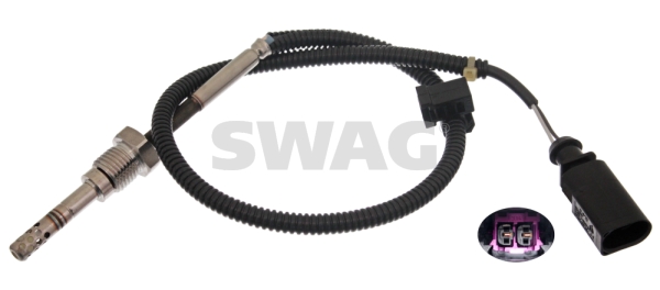 Senzor, temperatura gaze evacuare 30 94 9301 SWAG